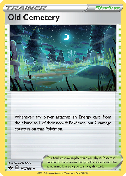 Old Cemetery 147/198 Uncommon | Chilling Reign | Pokemon Card