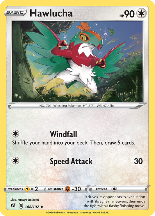 Hawlucha 148/192 Uncommon | Rebel Clash | Pokemon Card