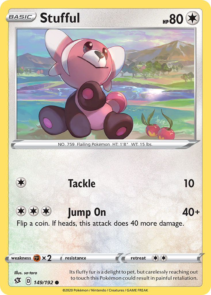 Stufful 149/192 Common | Rebel Clash | Pokemon Card