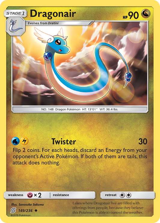 Dragonair 149/236 Uncommon | Unified Minds | Pokemon Card