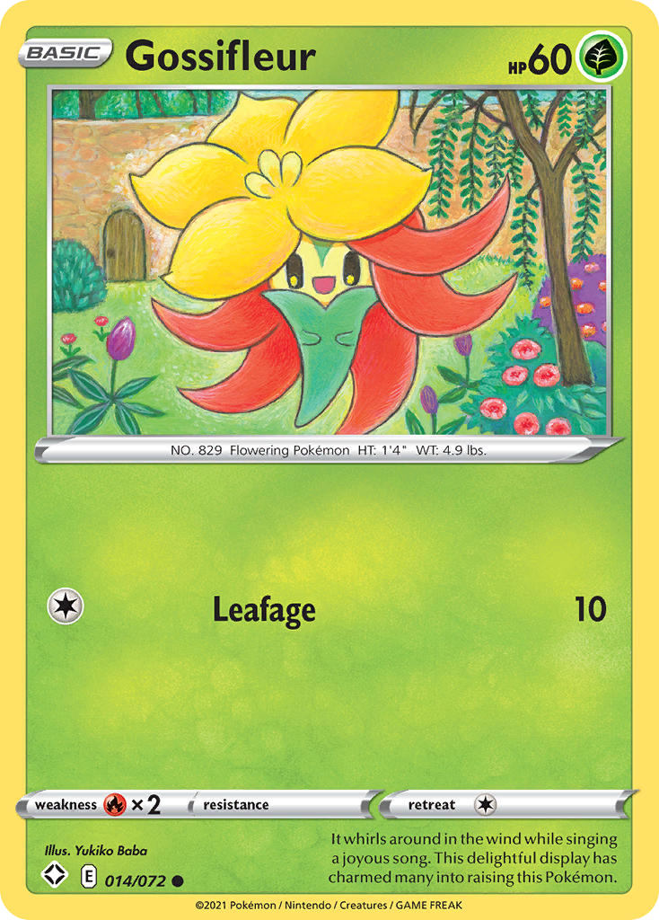 Gossifleur 14/72 Common | Shining Fates | Pokemon Card