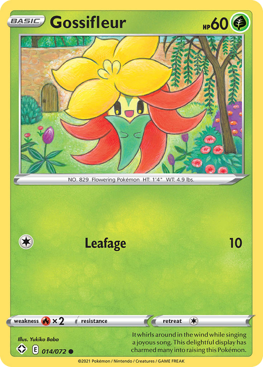 Gossifleur 14/72 Common | Shining Fates | Pokemon Card