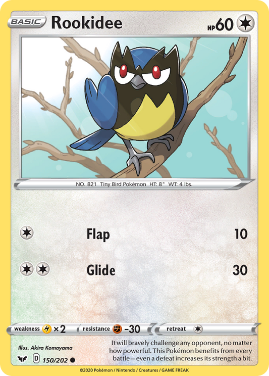 Rookidee 150/202 Common | Sword & Shield | Pokemon Card