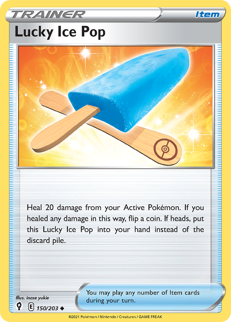 Lucky Ice Pop 150/203 Uncommon | Evolving Skies | Pokemon Card