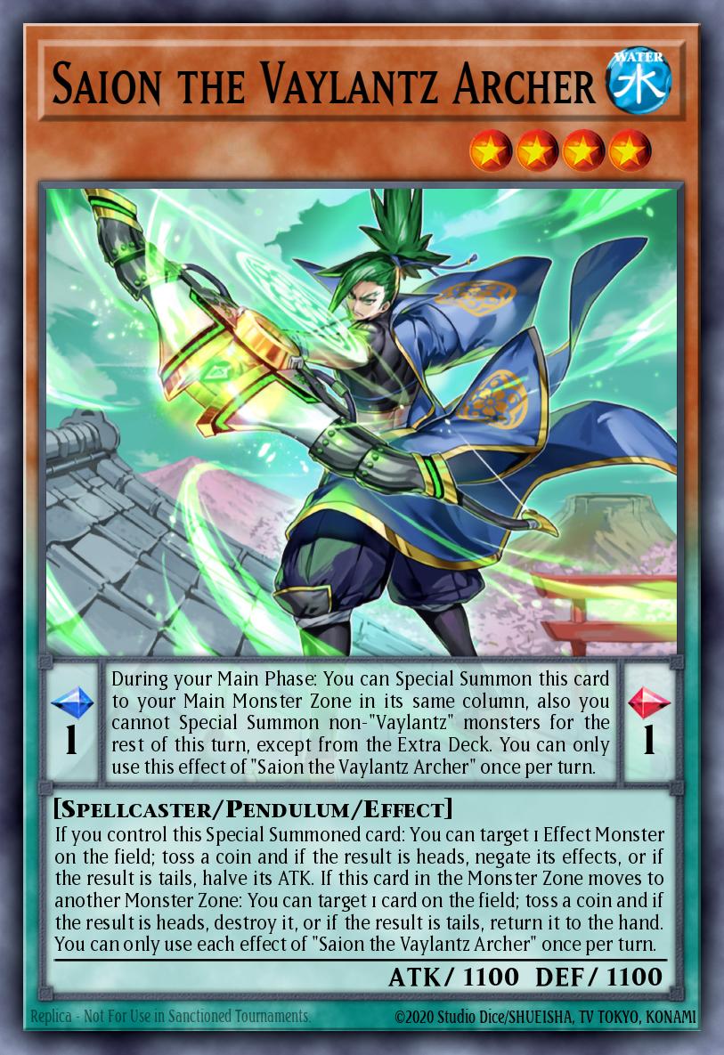 Saion the Vaylantz Archer - TAMA-EN002 Rare | Yu-Gi-Oh! Card