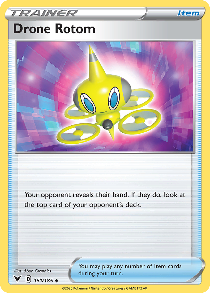 Drone Rotom 151/185 Uncommon | Vivid Voltage | Pokemon Card