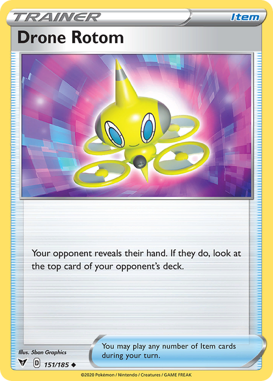 Drone Rotom 151/185 Uncommon | Vivid Voltage | Pokemon Card