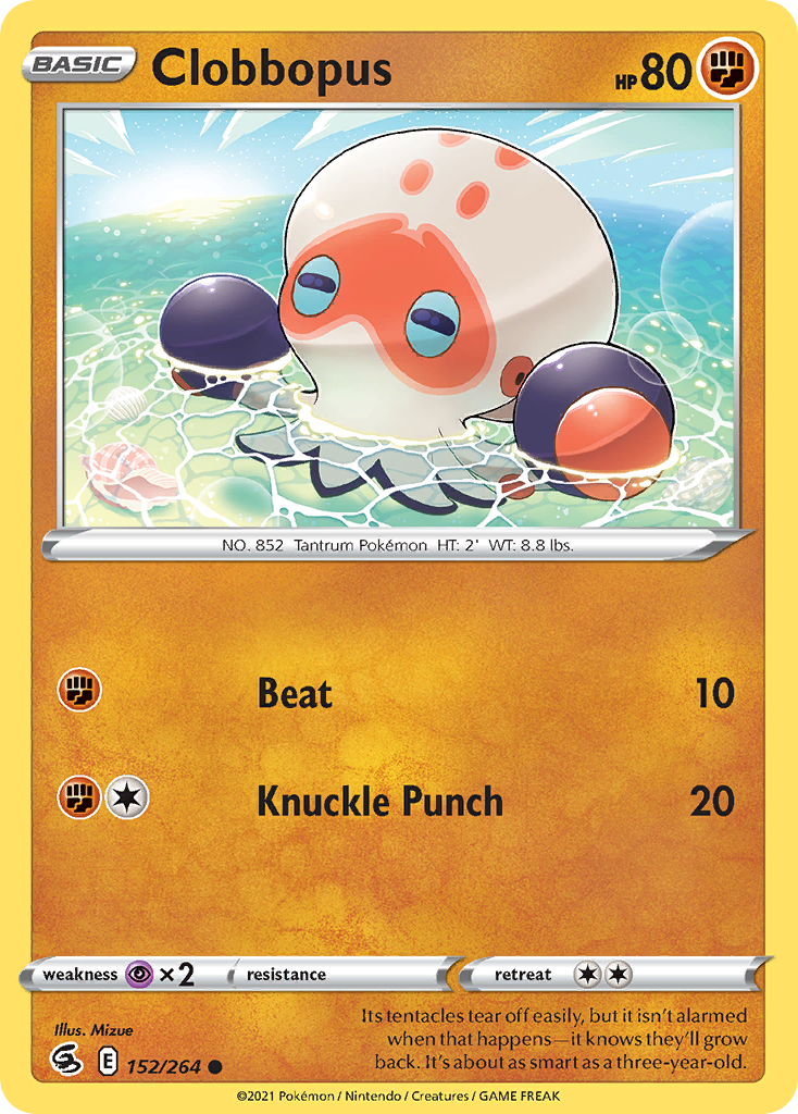 Clobbopus 152/264 Common | Fusion Strike | Pokemon Card