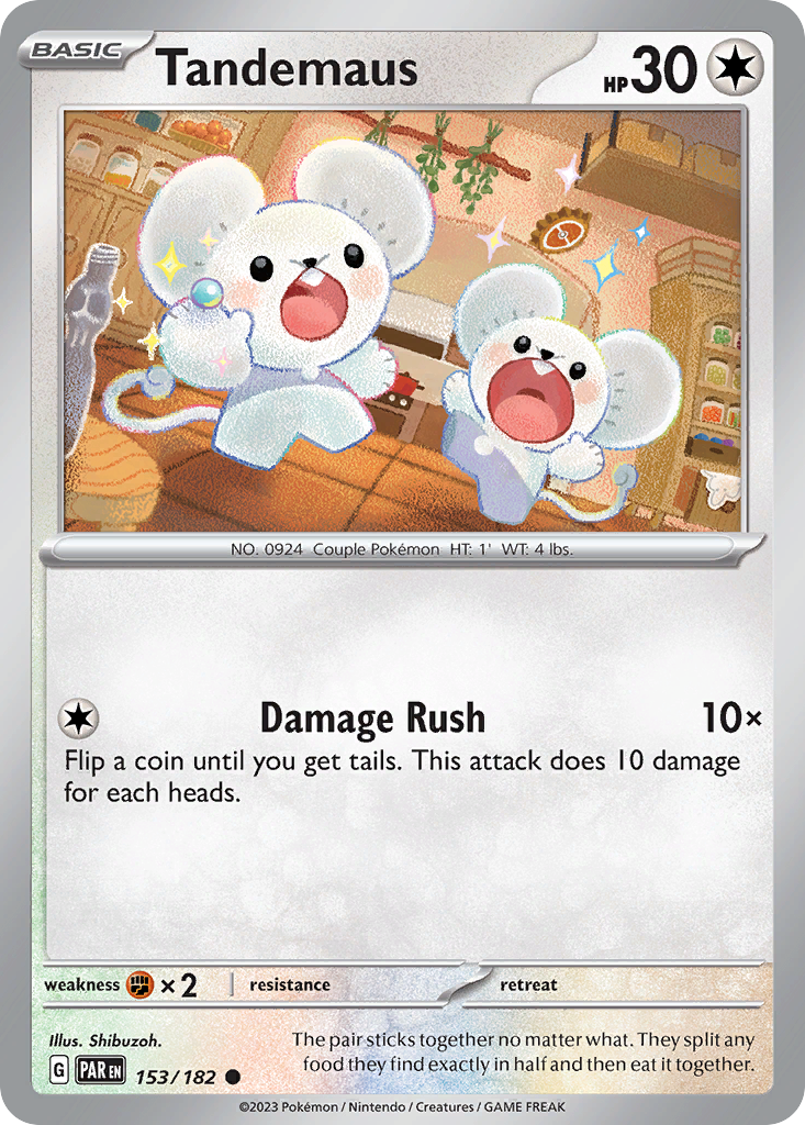 Tandemaus 153/182 Common | Paradox Rift | Pokemon Card