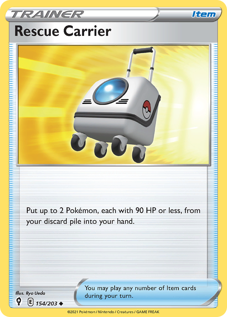 Rescue Carrier 154/203 Uncommon | Evolving Skies | Pokemon Card