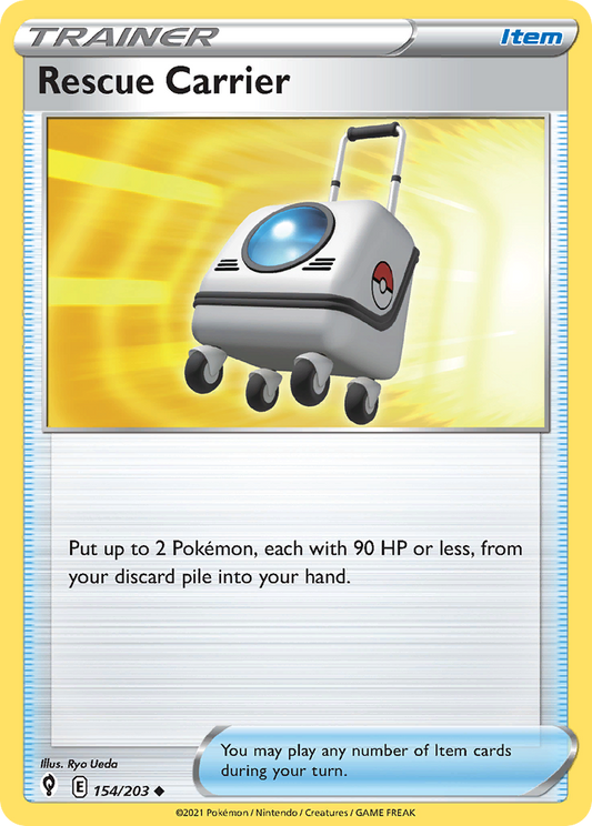 Rescue Carrier 154/203 Uncommon | Evolving Skies | Pokemon Card