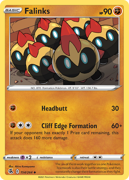 Falinks 154/264 Uncommon | Fusion Strike | Pokemon Card