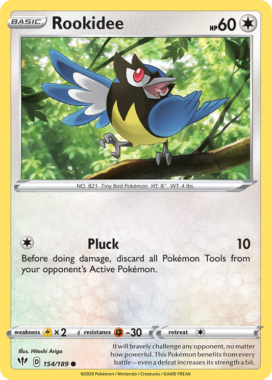 Rookidee 154/189 Common | Darkness Ablaze | Pokemon Card