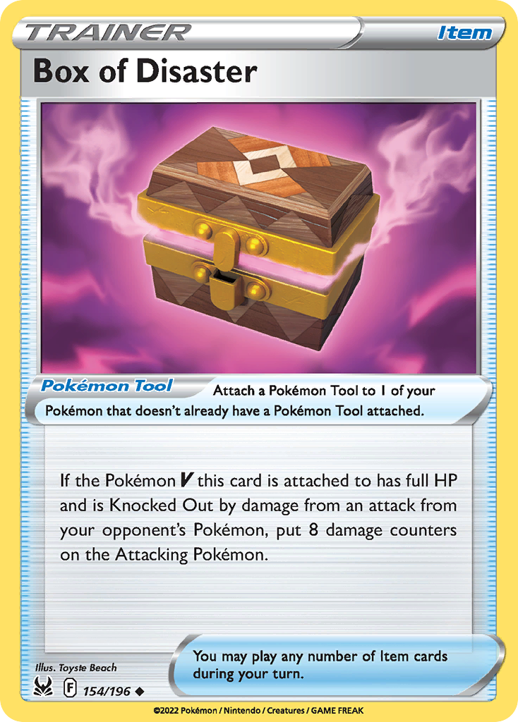 Box of Disaster 154/196 Uncommon | Lost Origin | Pokemon Card