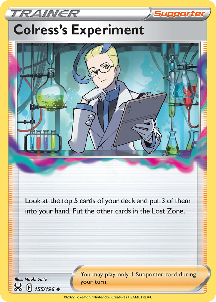 Colress's Experiment 155/196 Uncommon | Lost Origin | Pokemon Card