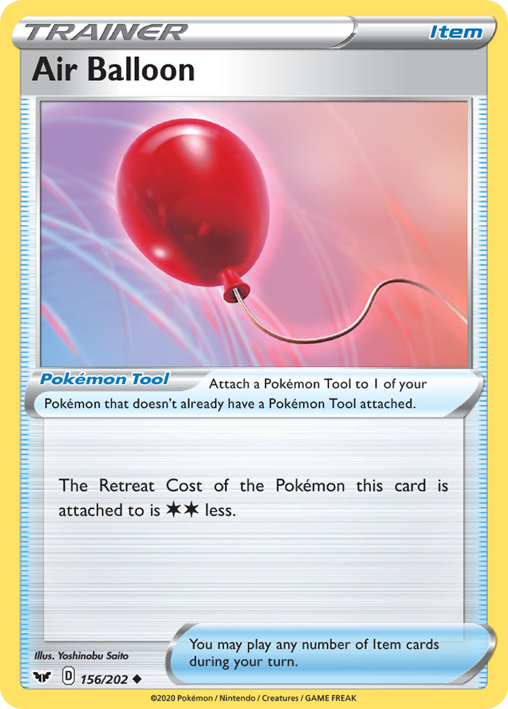 Air Balloon 156/202 Uncommon | Sword & Shield | Pokemon Card