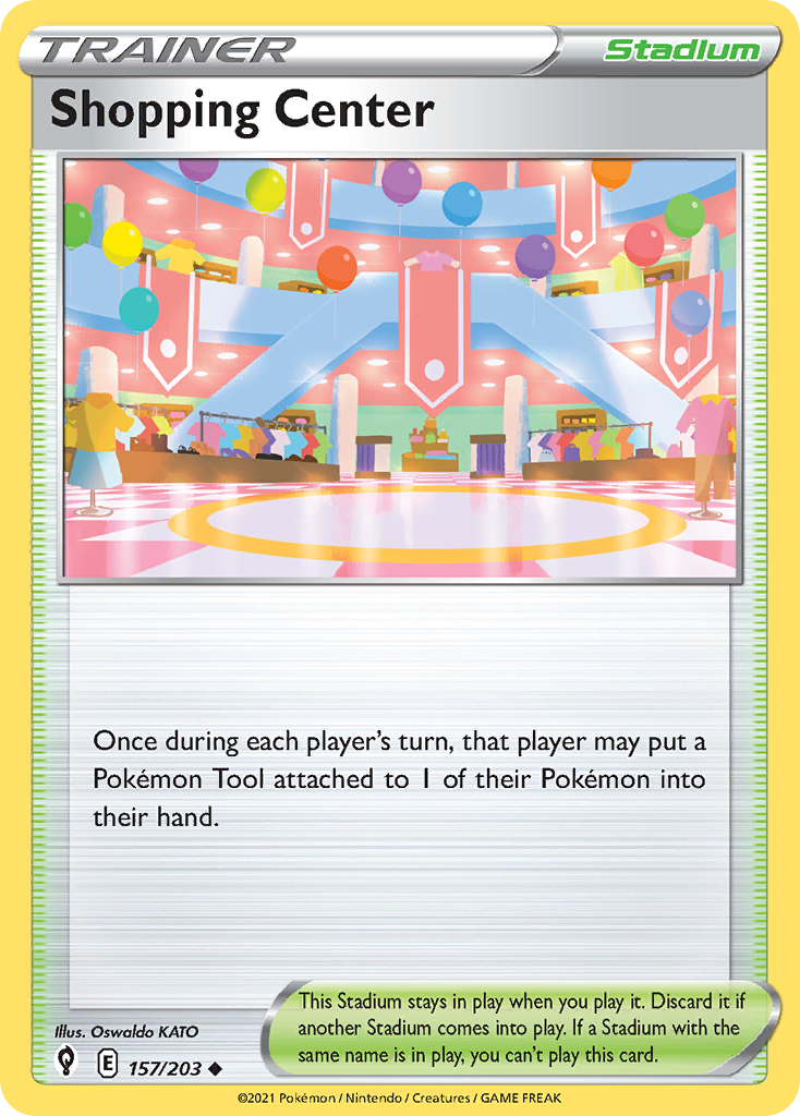 Shopping Center 157/203 Uncommon | Evolving Skies | Pokemon Card