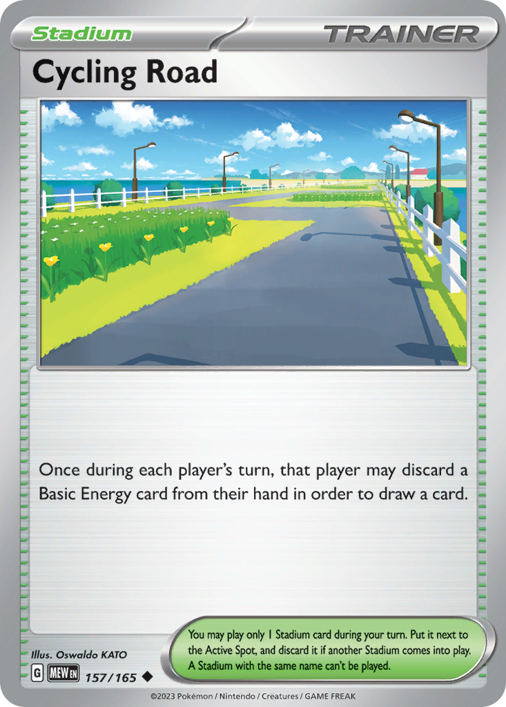 Cycling Road 157/165 Uncommon | 151 | Pokemon Card