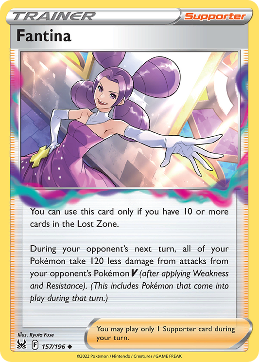 Fantina 157/196 Uncommon | Lost Origin | Pokemon Card