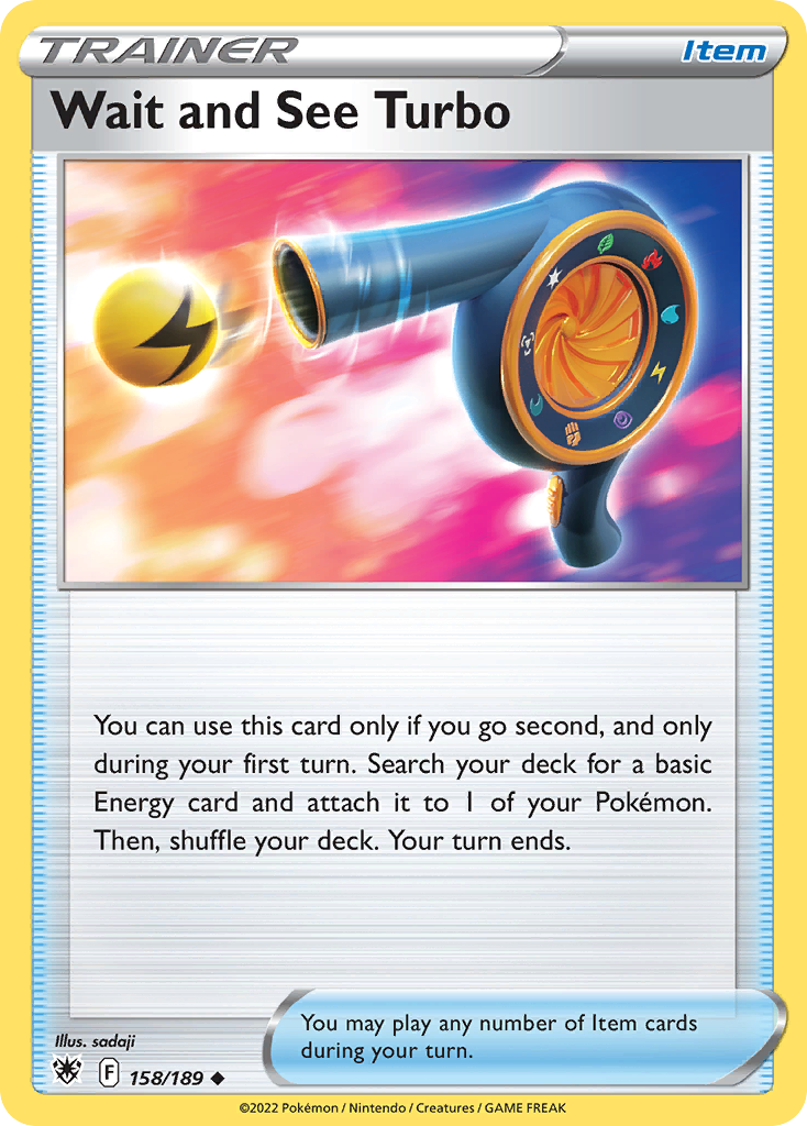 Wait and See Turbo 158/189 Uncommon | Astral Radiance | Pokemon Card