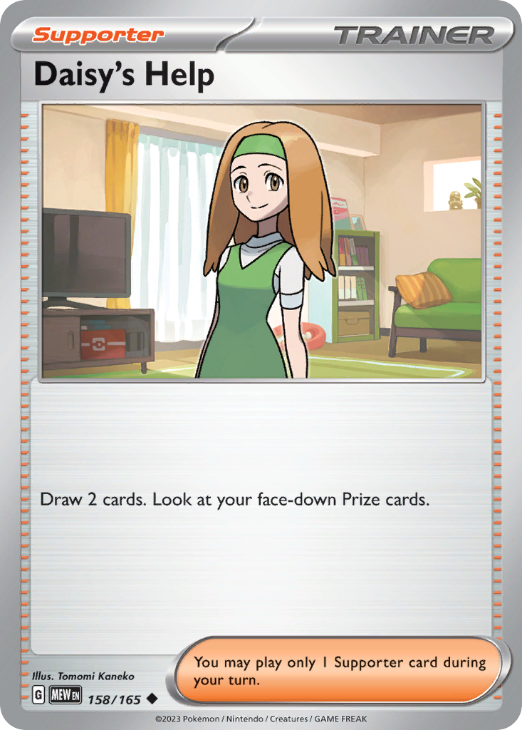 Daisy's Help 158/165 Uncommon | 151 | Pokemon Card