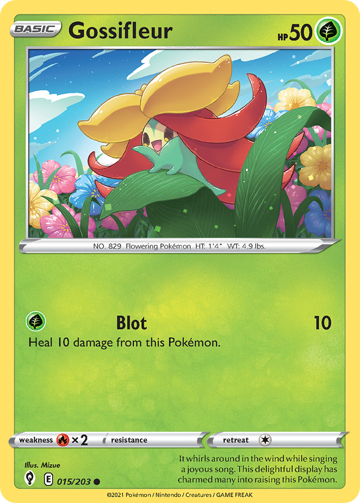 Gossifleur 15/203 Common | Evolving Skies | Pokemon Card