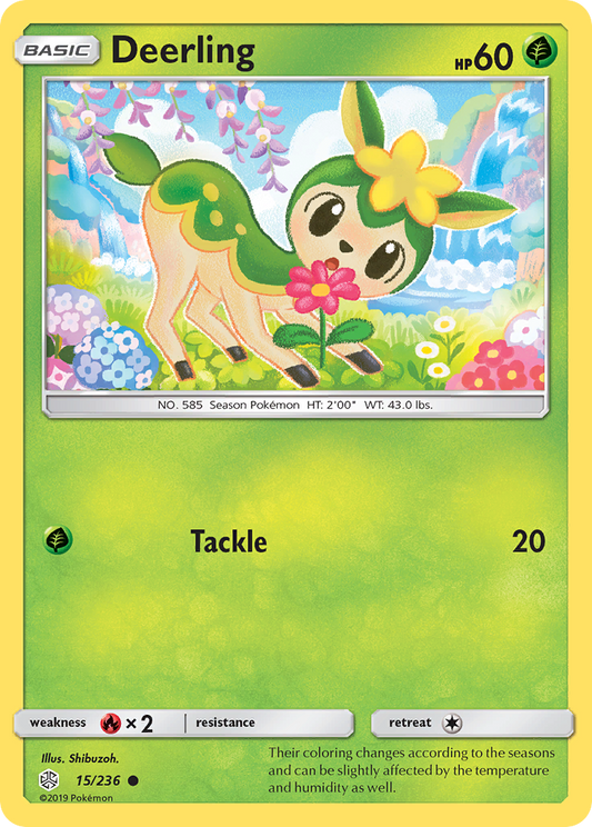 Deerling 15/236 Common | Cosmic Eclipse | Pokemon Card