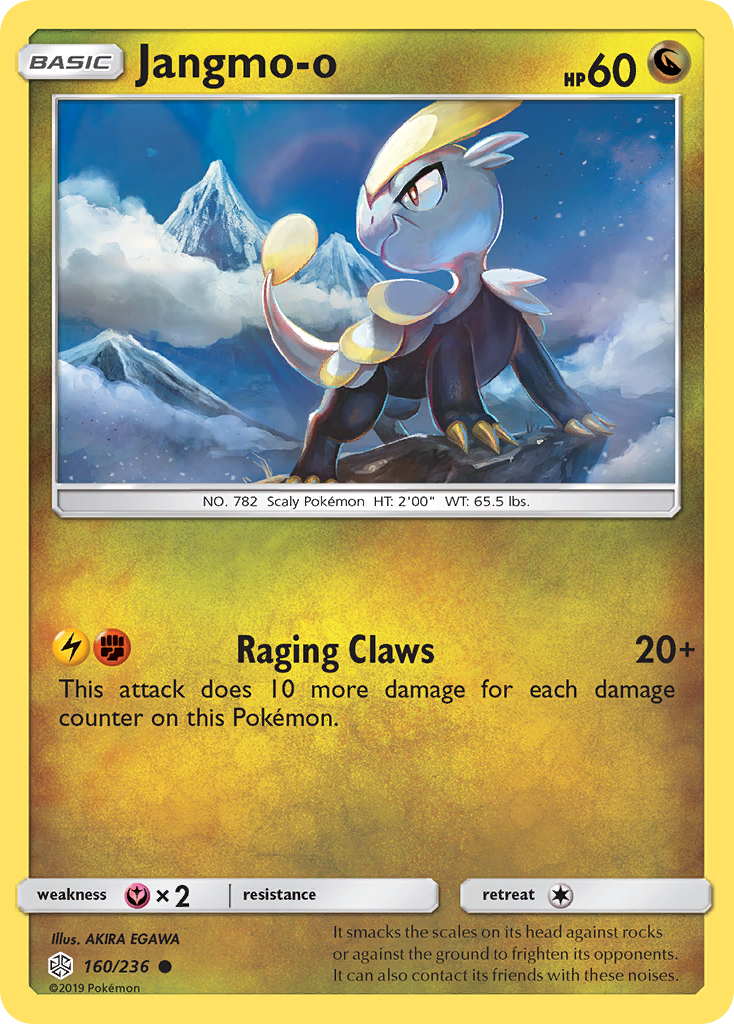 Jangmo-o 160/236 Common | Cosmic Eclipse | Pokemon Card