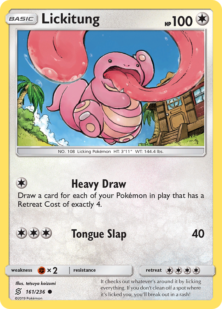 Lickitung 161/236 Common | Unified Minds | Pokemon Card