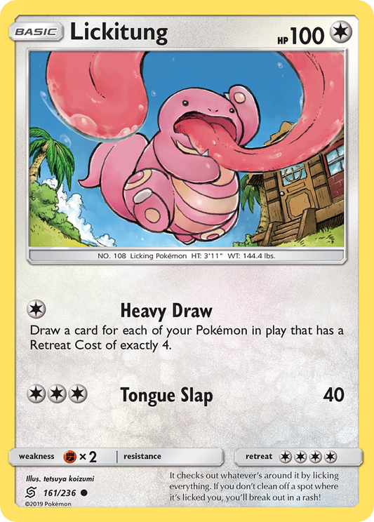 Lickitung 161/236 Common | Unified Minds | Pokemon Card