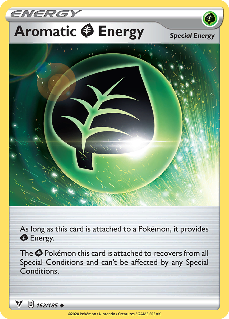 Aromatic Grass Energy 162/185 Uncommon | Vivid Voltage | Pokemon Card