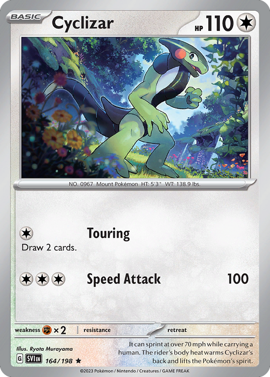 Cyclizar 164/198 Rare Holo | Scarlet & Violet | Pokemon Card