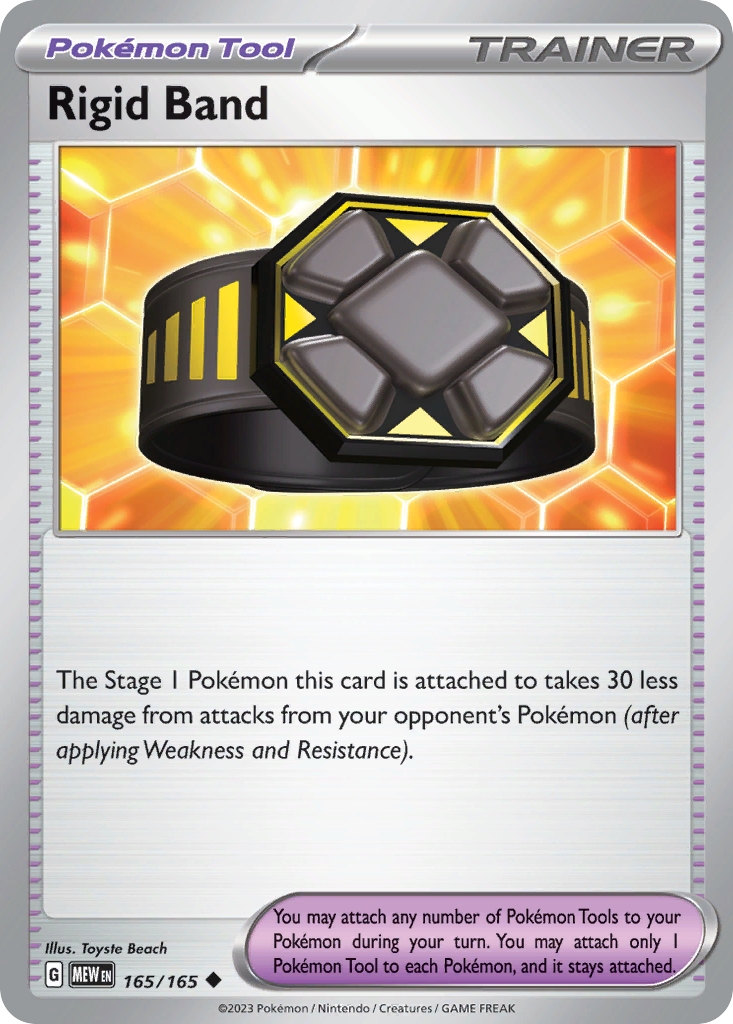 Rigid Band 165/165 Uncommon | 151 | Pokemon Card