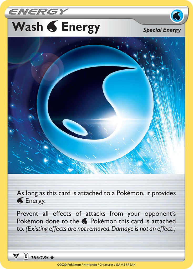 Wash Water Energy 165/185 Uncommon | Vivid Voltage | Pokemon Card