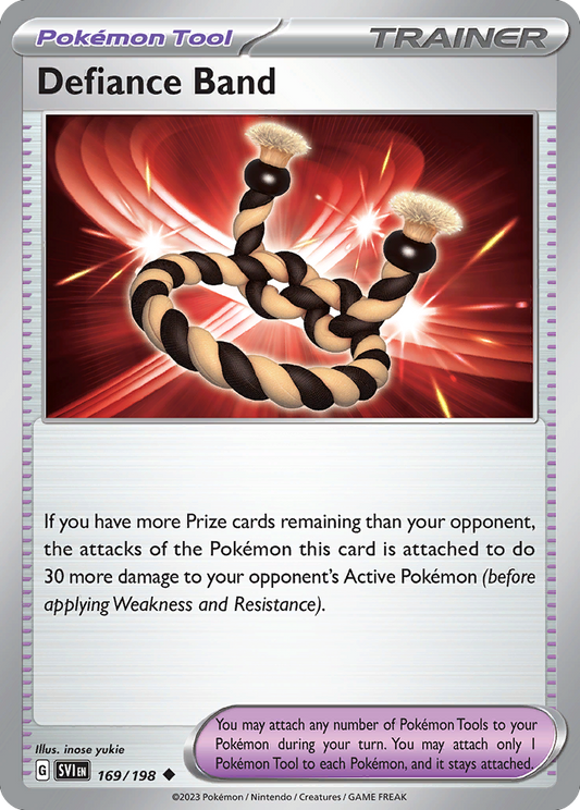 Defiance Band 169/198 Uncommon | Scarlet & Violet | Pokemon Card