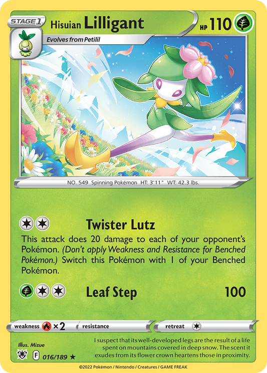 Hisuian Lilligant 16/189 Rare Holo | Astral Radiance | Pokemon Card