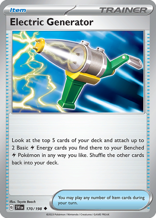 Electric Generator 170/198 Uncommon | Scarlet & Violet | Pokemon Card