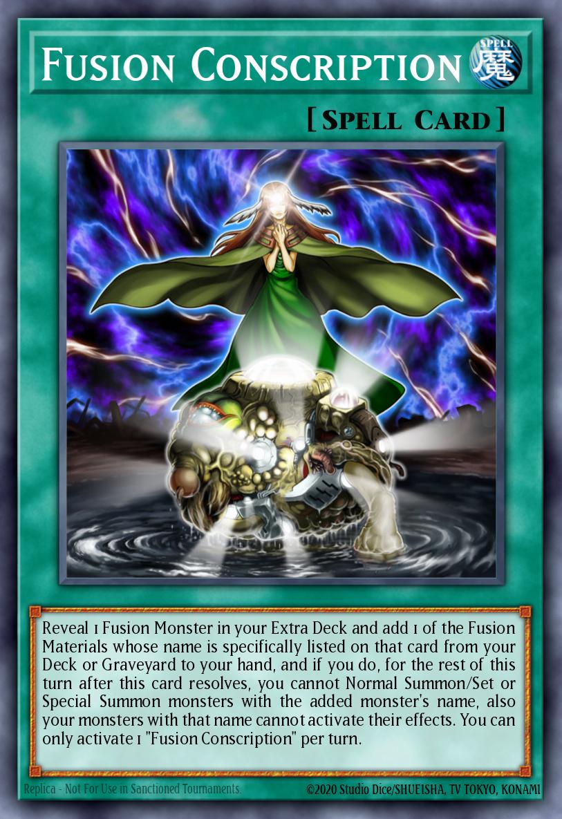 Fusion Conscription - CROS-EN053 Rare | Yu-Gi-Oh! Card