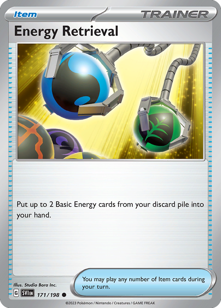 Energy Retrieval 171/198 Common | Scarlet & Violet | Pokemon Card