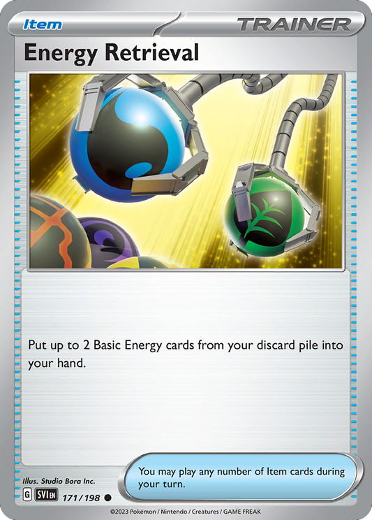 Energy Retrieval 171/198 Common | Scarlet & Violet | Pokemon Card