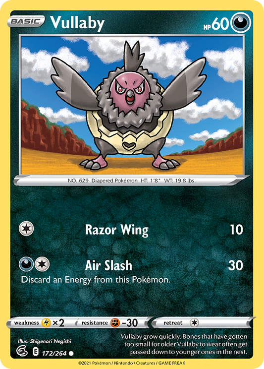 Vullaby 172/264 Common | Fusion Strike | Pokemon Card