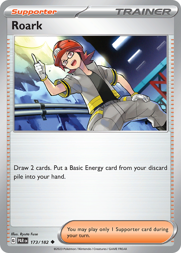 Roark 173/182 Uncommon | Paradox Rift | Pokemon Card