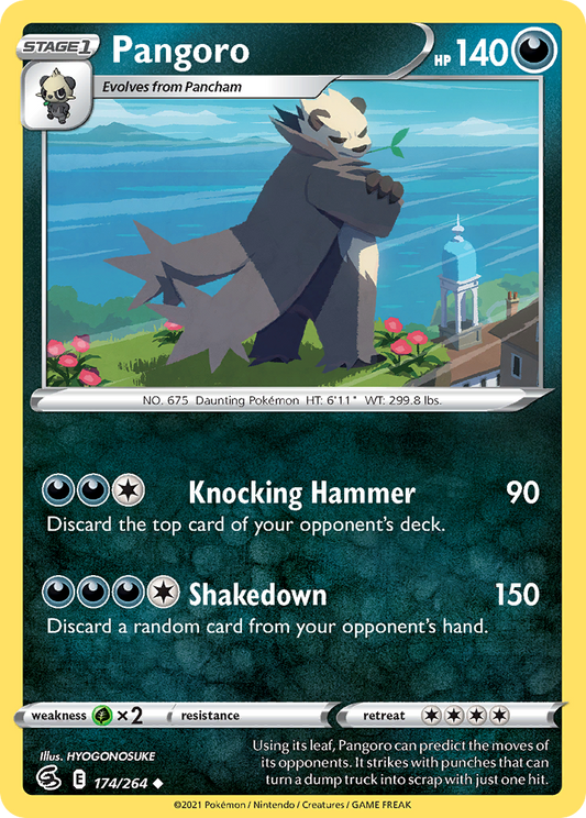 Pangoro 174/264 Uncommon | Fusion Strike | Pokemon Card