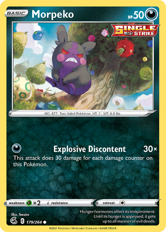 Morpeko 179/264 Common | Fusion Strike | Pokemon Card