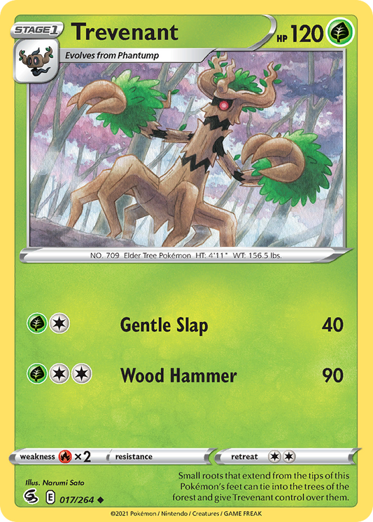 Trevenant 17/264 Uncommon | Fusion Strike | Pokemon Card