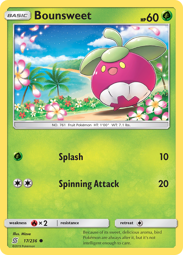 Bounsweet 17/236 Common | Unified Minds | Pokemon Card