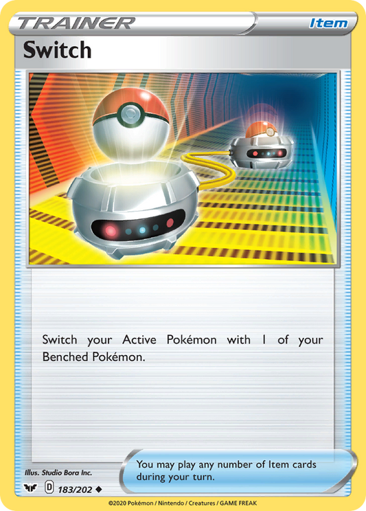 Switch 183/202 Uncommon | Sword & Shield | Pokemon Card