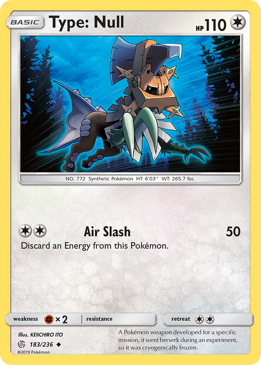 Type: Null 183/236 Uncommon | Cosmic Eclipse | Pokemon Card