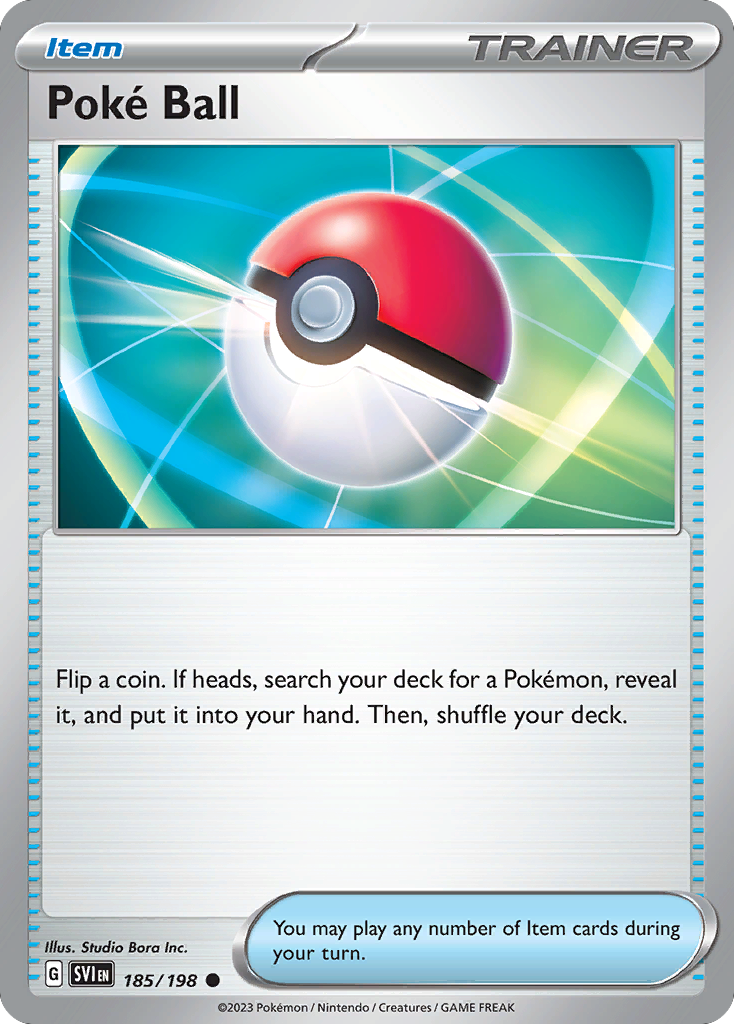 Poké Ball 185/198 Common | Scarlet & Violet | Pokemon Card