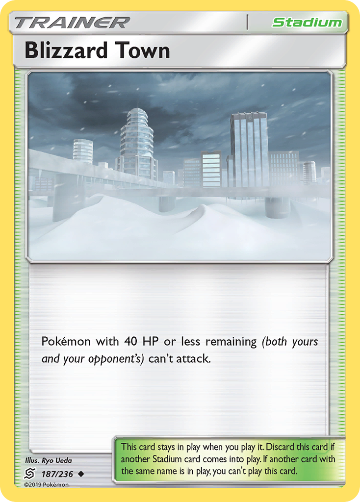 Blizzard Town 187/236 Uncommon | Unified Minds | Pokemon Card